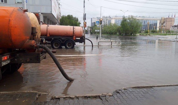 Откачка водостоков